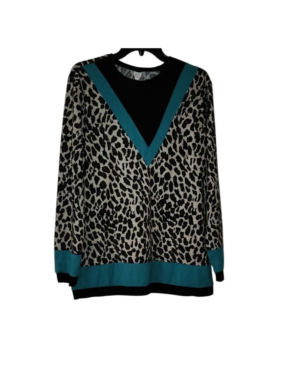 Sunshine & Rodeo Animal Print Blouse Size Medium
